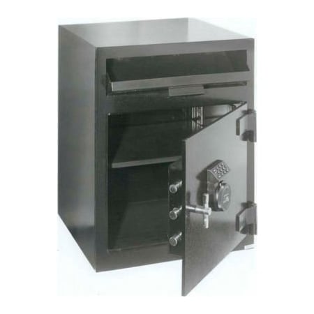 Fire King Security Products Cennox Mail Box Drop Safe MB2020-FK1 20-1/2"W x 20"D x 26-1/2"H Electronic Lock 3.01 Cu. Ft. Black MB2020-FK1